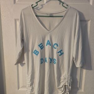 White Beach Days Women's Top